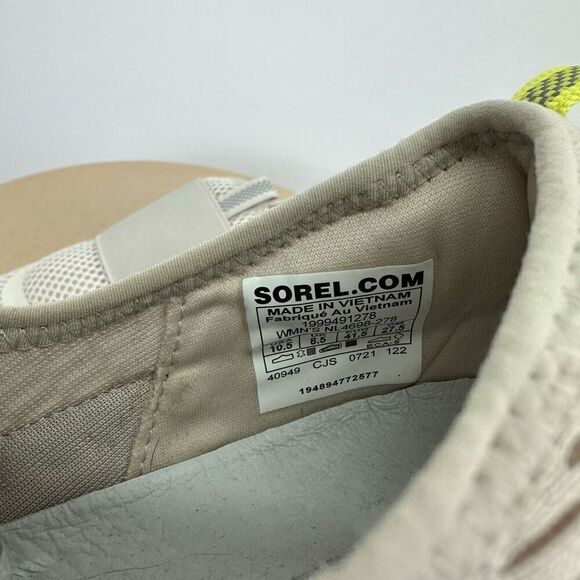 Sorel Women’s Kinetic Impact Strap Slip on Sneakers Dark Stone Bolt - Picture 7 of 11